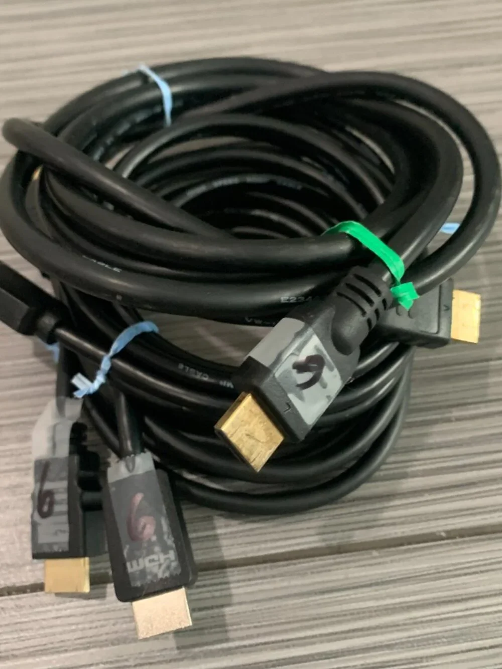 HDMI Cable Splitter Switch Bundle 3ft 4ft 6ft Gold Plated 4K Bi-Direction Adapte